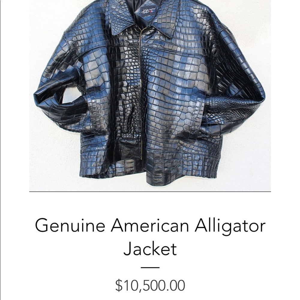 100% AUTHENTIC ALLIGATOR JACKET